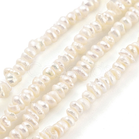 Natural Keshi Pearl Cultured Freshwater Pearl Beads Strands PEAR-C003-38-1