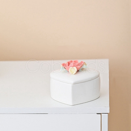 Ceramic Heart Jewelry Storage Box PW-WG25AA3-04-1