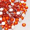 Glass Flat Back Rhinestone, Grade A, Back Plated, Faceted, Half Round, Hyacinth, SS10, 2.7~2.8mm, 1440pcs/bag