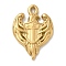 Ion Plating(IP) 304 Stainless Steel Pendants, Eagle Charms, Real 18K Gold Plated, 26.5x18.5x2.5mm, Hole: 1x2.5mm