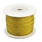 Nylon Thread, Round, 0.5mm, 30yards/roll, Gold, 0.5mm