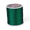 Nylon Thread, Rattail Satin Cord, Dark Green, 2mm, about 76.55 yards(70m)/roll