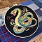 DIY Dragon Pattern Embroidery Kits for Beginners, Including Printed Cotton Fabric, Embroidery Thread & Needles, Embroidery Hoop, Mixed Color, 300mm