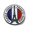 Enamel Pins, Black Alloy Brooches for Backpack Clothes, Flat Round , Eiffel Tower, 35x1.5mm