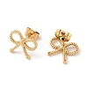 304 Stainless Steel Stud Earrings EJEW-S227-30G-04-2