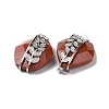 Natural Red Jasper Pendants G-H279-06A-P-3