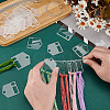   30Pcs 3 Style Acrylic Thread Winding Boards FIND-PH0018-61-3