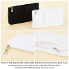 WADORN 2Pcs 2 Colors Cloth Zipper Bag FIND-WR0005-46-4