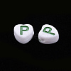 Opaque White Acrylic Beads MACR-Q242-004-2