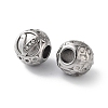 304 Stainless Steel Rhinestone European Beads STAS-A092-10V-P-2