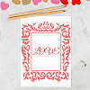 PET Hollow Out Drawing Painting Stencils DIY-WH0391-0304-7
