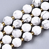 Natural Howlite Beads Strands G-T131-81A-1