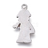 Tarnish Resistant 304 Stainless Steel Pendants STAS-P252-01P-2