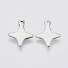 201 Stainless Steel Charms STAS-P225-009P-1