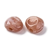 Two Tone Opaque Acrylic Beads MACR-Z002-01C-2