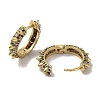 Rack Plating Brass Micro Pave Cubic Zirconia Hoop Earrings EJEW-R162-38G-2