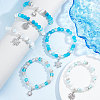 SUNNYCLUE DIY Snowflake Bracelet Making Kit BJEW-SC0001-08-4