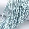 Glass Pearl Beads Strands HY-4D-B09-4