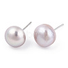 Natural Pearl Stud Earrings PEAR-N020-10A-4
