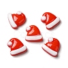 Christmas Opaque Resin Cabochons RESI-K019-27-1