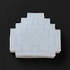 DIY Pixel Heart Quicksand Silicone Molds AJEW-A032-02-3