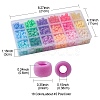 810Pcs 18 Style Opaque & Transparent Plastic Beads KY-YW0001-44-3