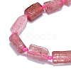 Natural Strawberry Quartz Beads Strands G-O170-122-3