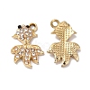 Rack Plating Alloy Rhinestone Pendants RB-L036-VF871-2-1