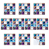 10 Sheets PVC Self Adhesive Mosaic Tile Stickers FIND-WH0145-99-1