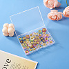Cheriswelry 60Pcs 10 Style Transparent Spray Painted Glass Beads LAMP-CW0001-04-8