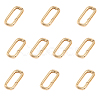 Brass Spring Gate Rings FIND-WH0127-90G-1