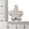 Non-Tarnish 304 Stainless Steel Pendants STAS-I101-31P-3