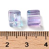 Two Tone Transparent Glass Beads GLAA-NH0001-03F-3