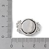 Rack Plating Brass Micro Pave Clear Cubic Zirconia Box Clasps KK-G494-01P-3