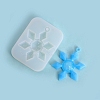 Christmas Theme DIY Snowflake Pendant Silicone Molds DIY-F114-27-6