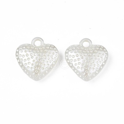 ABS Plastic Imitation Pearl Pendants KY-T023-011-1