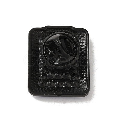 Black Alloy Brooches JEWB-S014-02D-1