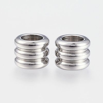 Non-Tarnish 304 Stainless Steel Beads X-STAS-P127-03P-1