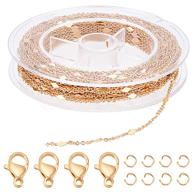 Beebeecraft DIY Chain Bracelet Necklace Making Kit DIY-BBC0001-14-1