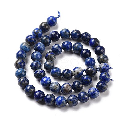 Natural Lapis Lazuli Beads Strands X-G-J396-8mm-1