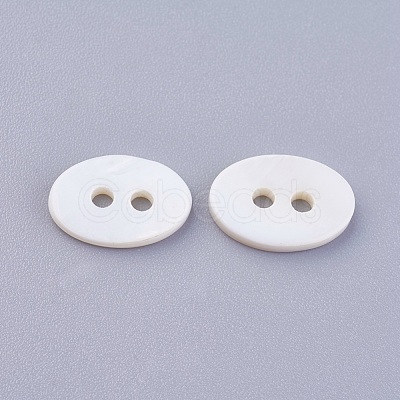 2-Hole Shell Buttons X-BSHE-P026-20-1