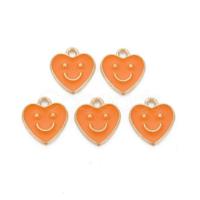 Alloy Enamel Charms X-ENAM-T016-12I-RS-1