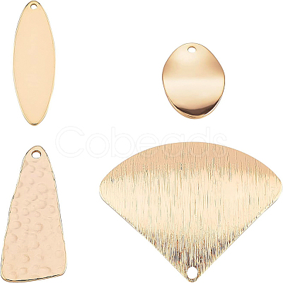 Brass Pendant KK-BC0006-02G-NF-1