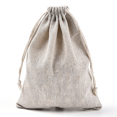 Cotton Packing Pouches Drawstring Bags ABAG-R011-15x20-1