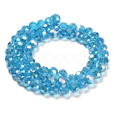 Transparent Glass Beads EGLA-A035-T10mm-B08-1