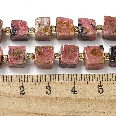 Natural Rhodonite Beads Strands G-G053-B11-01B-1