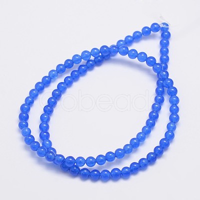 Natural & Dyed Malaysia Jade Bead Strands X-G-A146-4mm-A21-1