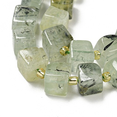 Natural Prehnite Beads Strands G-G053-B12-01C-1