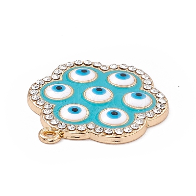 Alloy Enamel Pendants ENAM-A138-03KCG-1