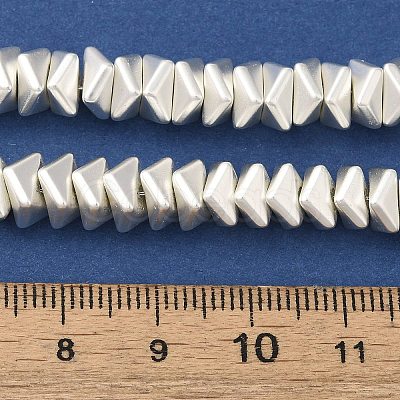 Matte Electroplated Synthetic Non-magnetic Hematite Beads Strands G-L606-F01-01D-1